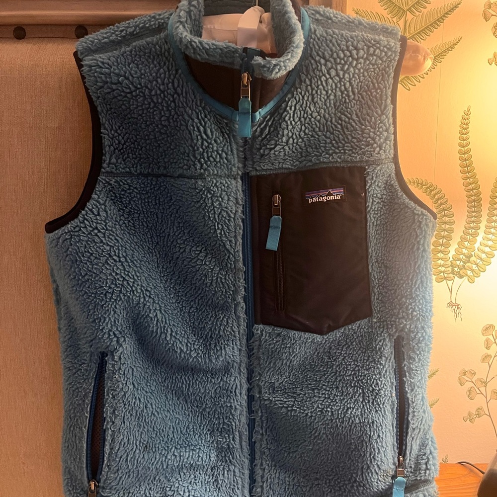 Patagonia Teal Fleece Vest